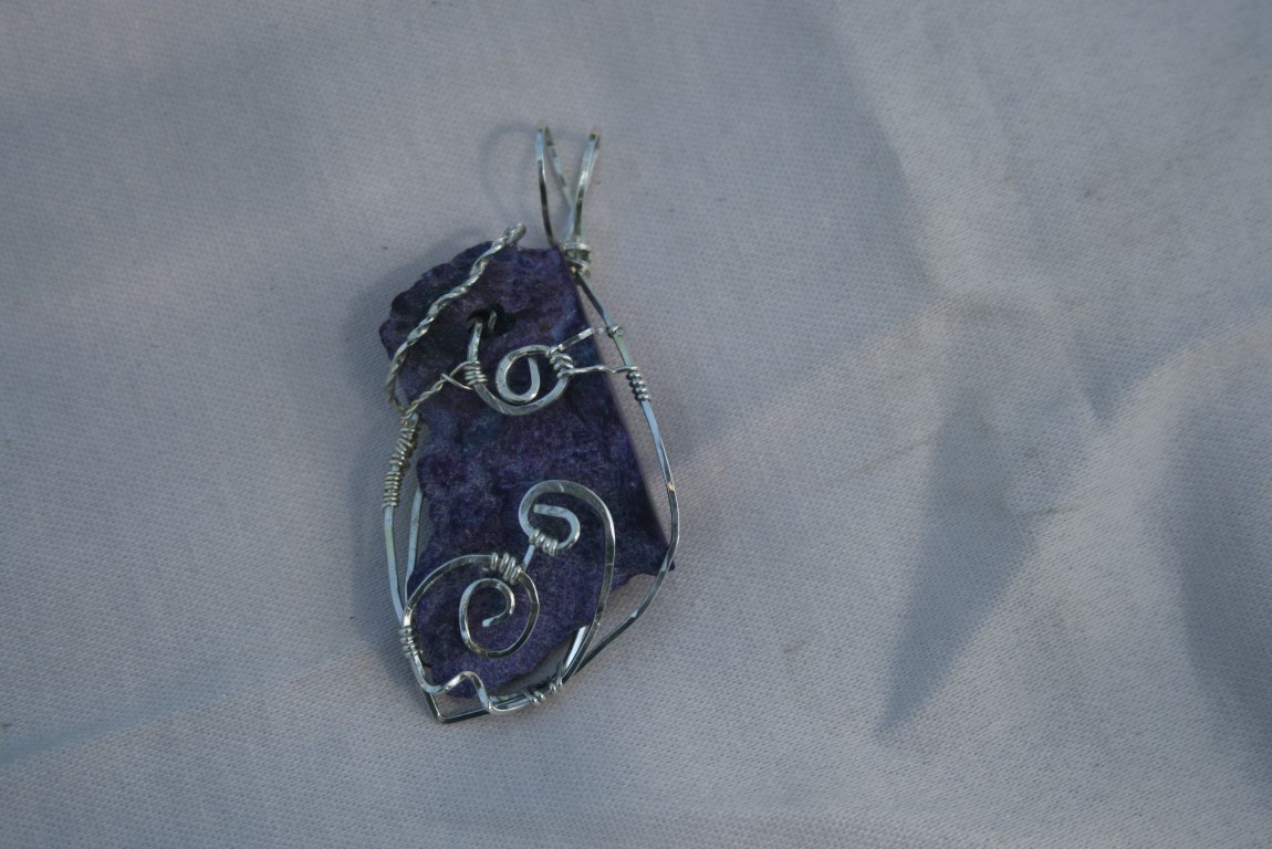 Sugilite Pendant  is said to help with understanding the "big questions" in life 4913